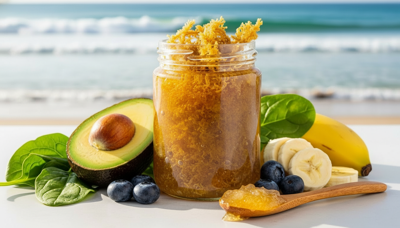 Sea Moss Gel with Fresh Ingredients